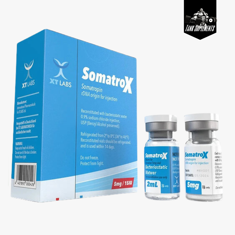 Somatrox (Vial hormona de crecimiento 15 UI) XT LABS